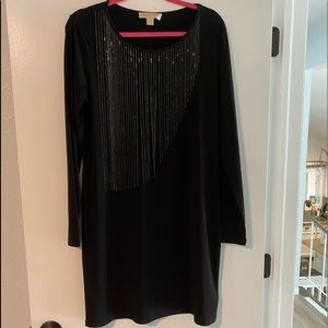 Black Long Sleeve Michael Kors Dress
